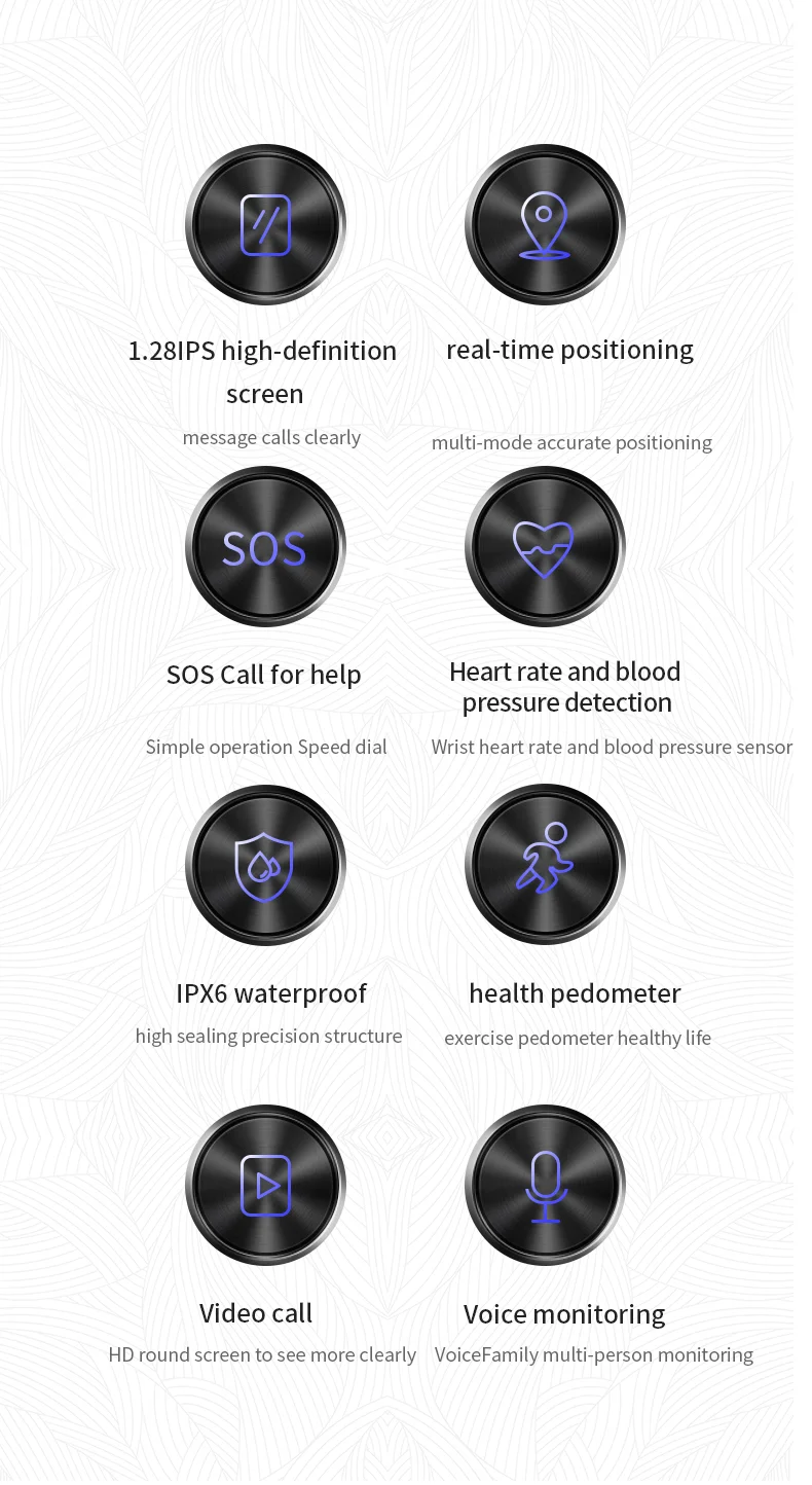 4G Smart Watch GPS Tracking Personal Gps tracker Mini Kids Children Elder Gps tracker Smart Anti Lost Mini Human Tracking Device