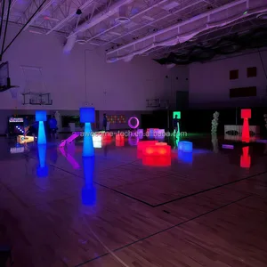 Color Changing 16 Colors Remote Controlled Modern LED Floor Light for Decoration