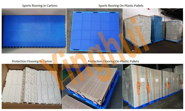 Modular Artificial Grass Turf Indoor Tiles Floor With PP Plastic Base for Balcony Garden