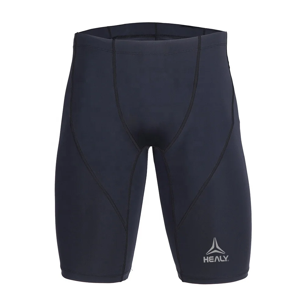 Seamless Compression Shorts Men Running Training Athletics Workout Tight Base Layer With Pocket Gym Football Short Men