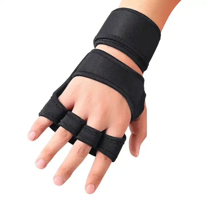 OEM High Quality Silicone Gym Wrist Weightlifting Training Gloves Outdoor Sports Grip Pad Workout Fitness Unisex