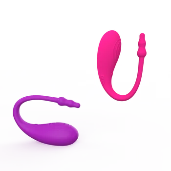 Invisible wearable vibrator APP controls 9-frequency vibration silicone + ABS purple charging mode