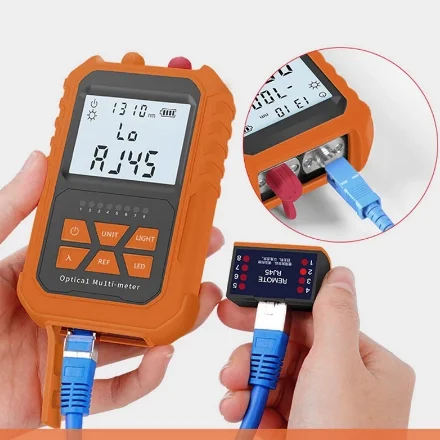 BYXGD 3in1 Optical Power Meter Visual Fault Locator Network Cable Test Lighting Optical Fiber Tester 1mw with 5km CE Rohs FCC