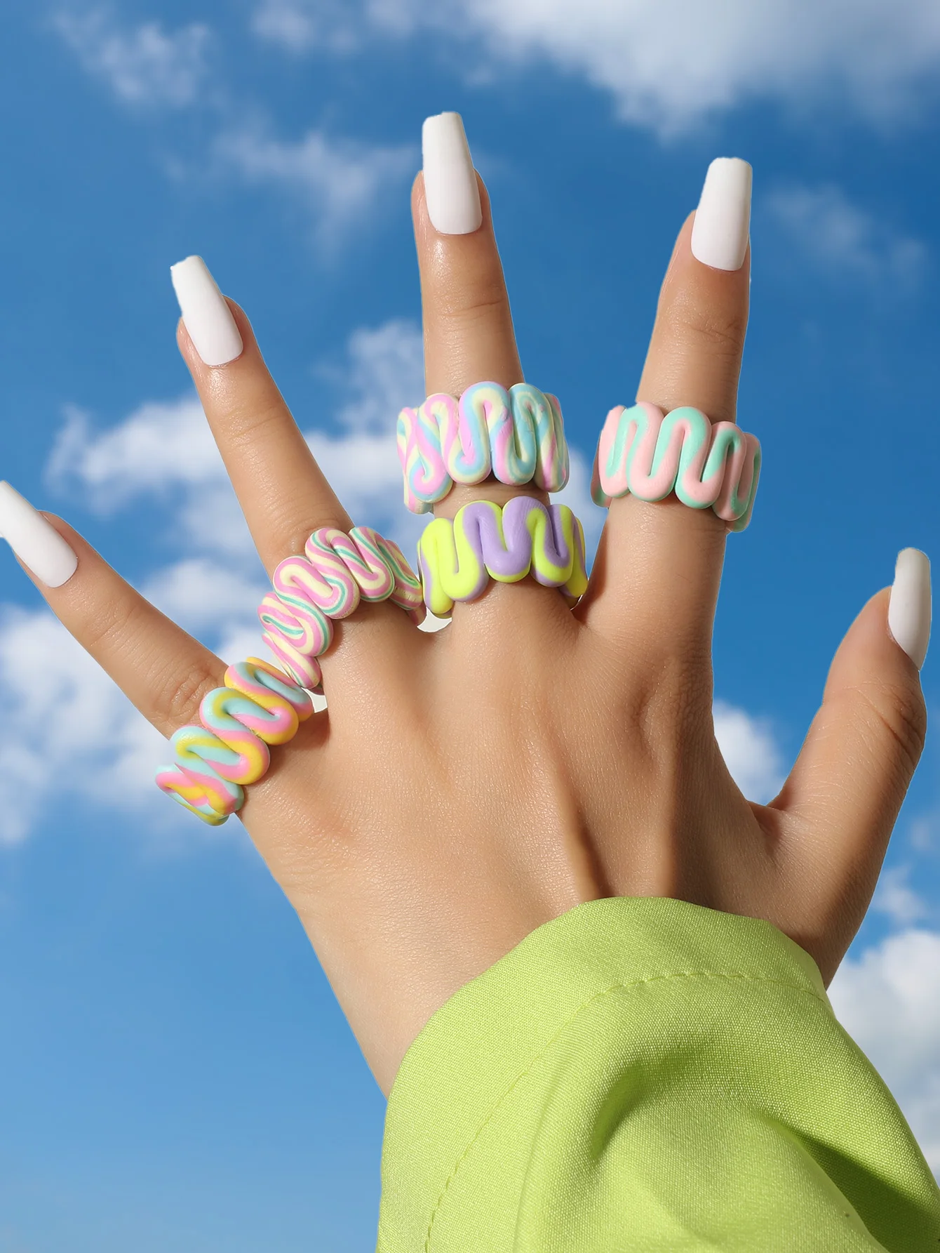 Diy Rings With Clay Handmade Polymer Clay Rings Pinterest DIY