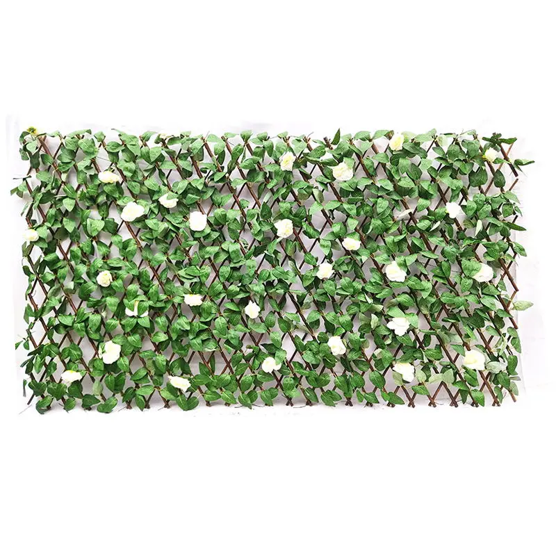 Artificial Hedge Laurel Leaf Garden Fence Wall Balcony Privacy