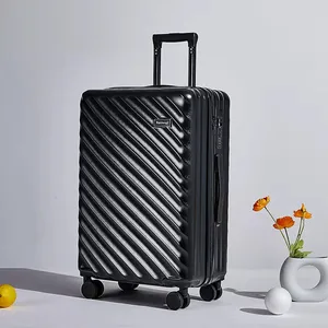 Luggage Trolley Box Women's Durable Suitcase New 20 Inch Carry on Luggage With Universal Wheels Double Layer Zipper Travel Case