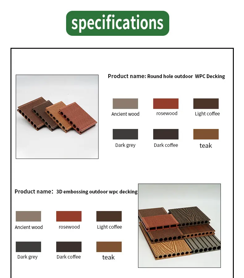 Good Price Waterproof Outdoor Flooring Coextrusion Wpc Decking Buy