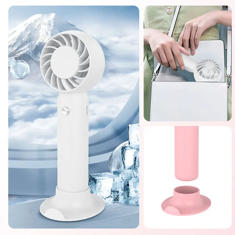 Summer Portable Handheld Fan Mini Desktop Air Cooler Outdoor Pocket Fan  Cooling Travel Hand Ventilation Mini Fan for Office