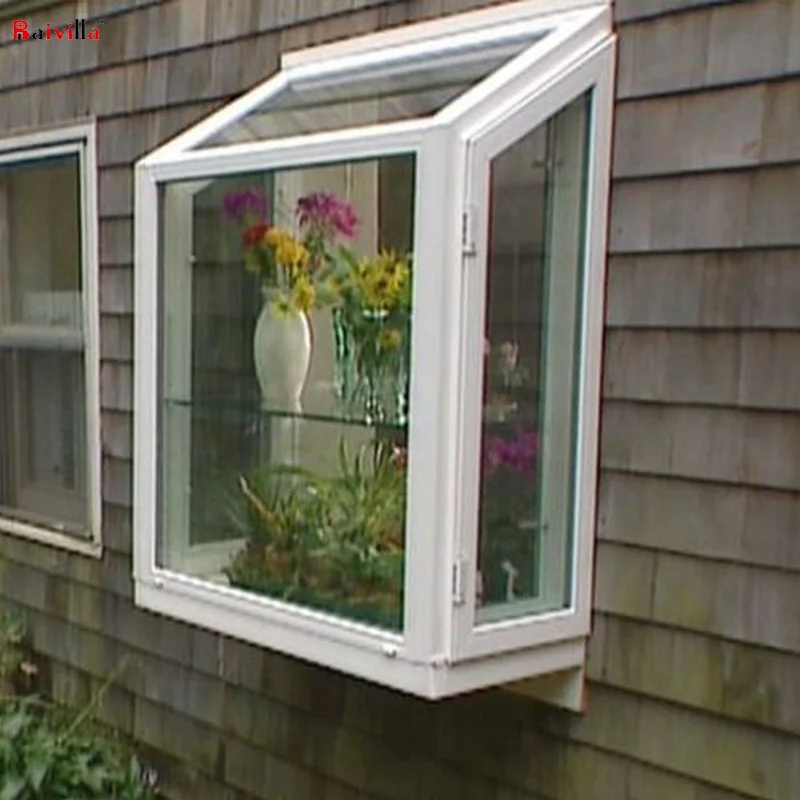 China Factory Aluminum Doors and Windows Waterproof Garden Window Double Tempered Glass Window