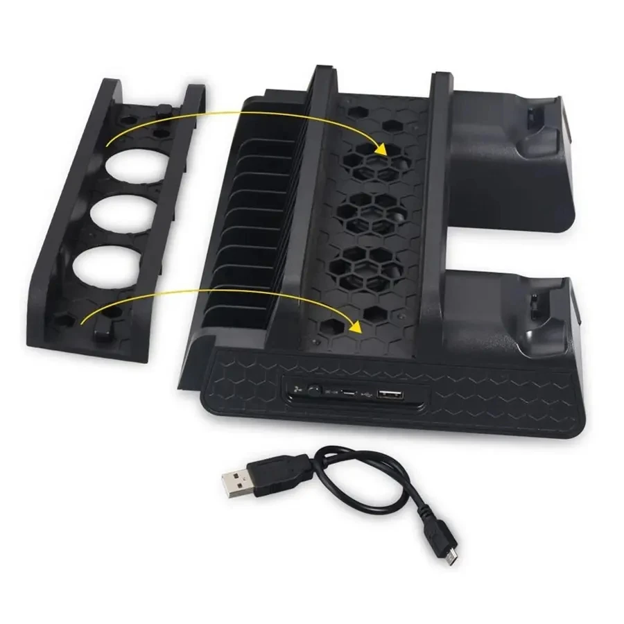 美品!!　使用頻度極小!!　PS4pro冷却スタンド付き Hf106d18e21b943e29ec664bcfdd08