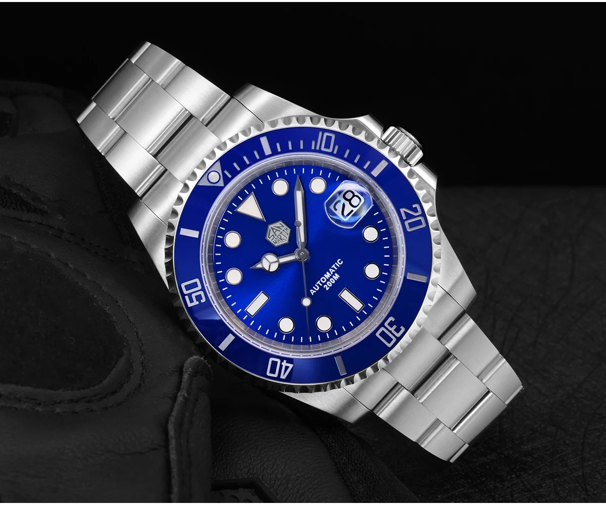 Rolex Submariner Homage San Martin Sn019 San Martin Watch Store