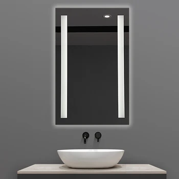 High Quality Bathroom Rectangle Mirrors Anti Fog Toilet Bath Mirrors Illuminated Bath Wall Classic Mirror