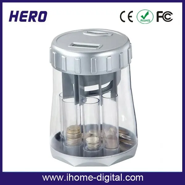 air Conditioning Coin Timer Piggy Boxes for Adults Money Box Bank with CE Certificate