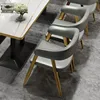 Gray dining chair