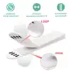 Blanc 12 paires/paquet