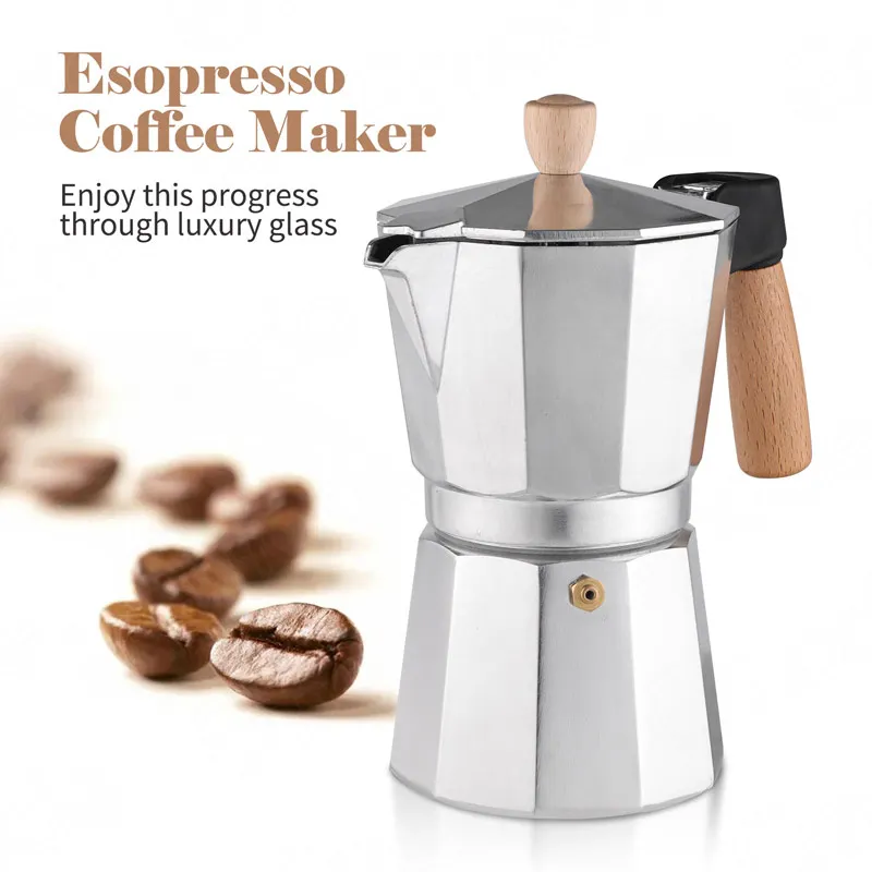 Cafetière Moka Expresso Italienne Vintage Caffè Rapid - Aluminium 2 Tasses - Années 70