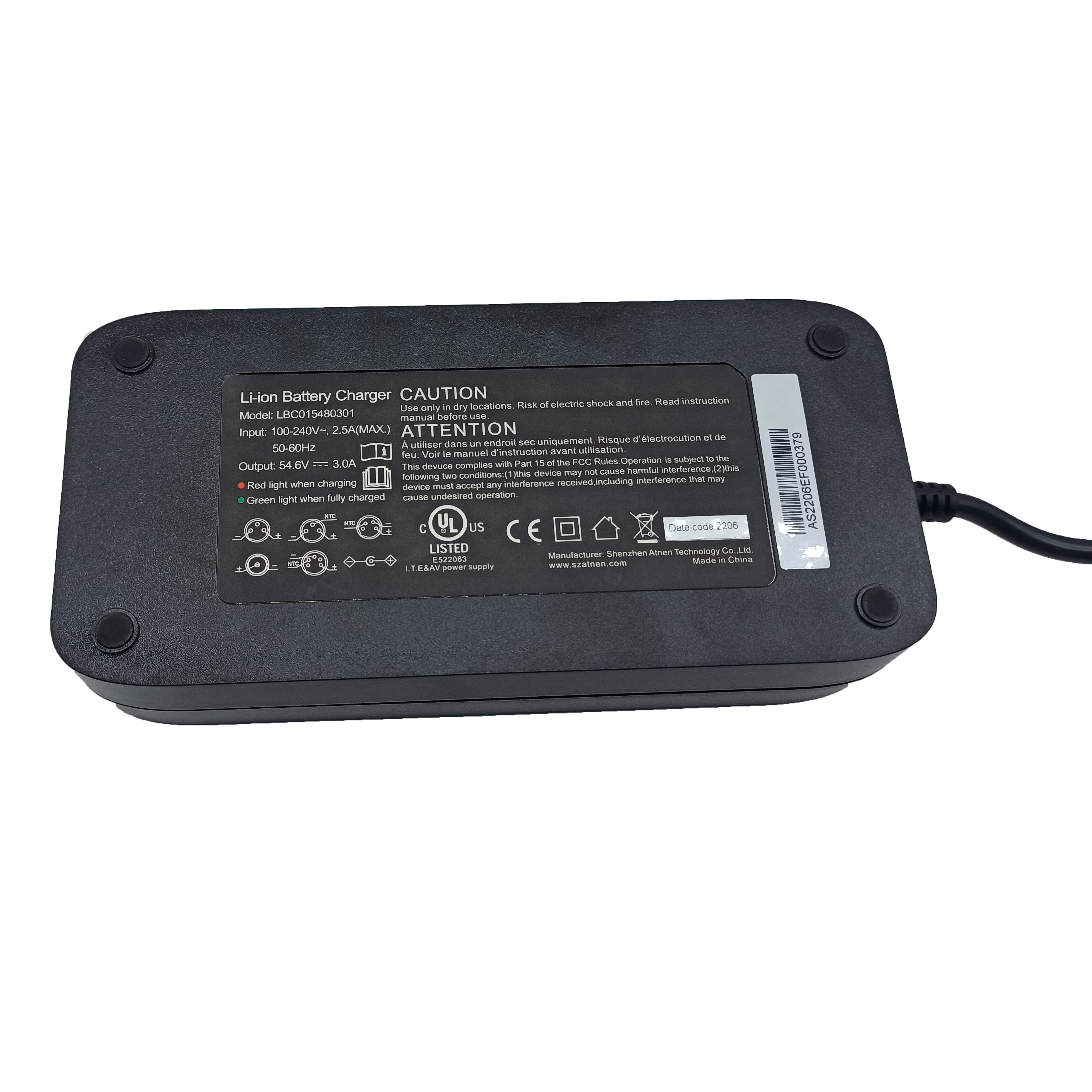 29.4V 5A 7Sリチウムリチウムイオンバッテリー充電器、高速AC電源 