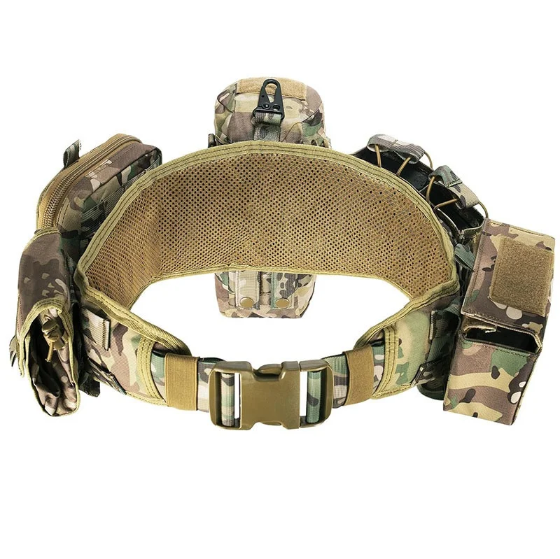 Adjustable Hiking Tactical Belt Duty High Density Material Mountaineering Utility Belt Tensile Strength Tactic Waist Belts