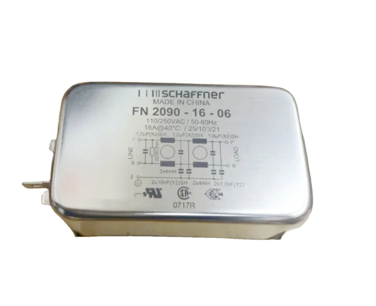 Schaffner FN2090-16-06 EMI Filter - 110/250V 16A Power Filter