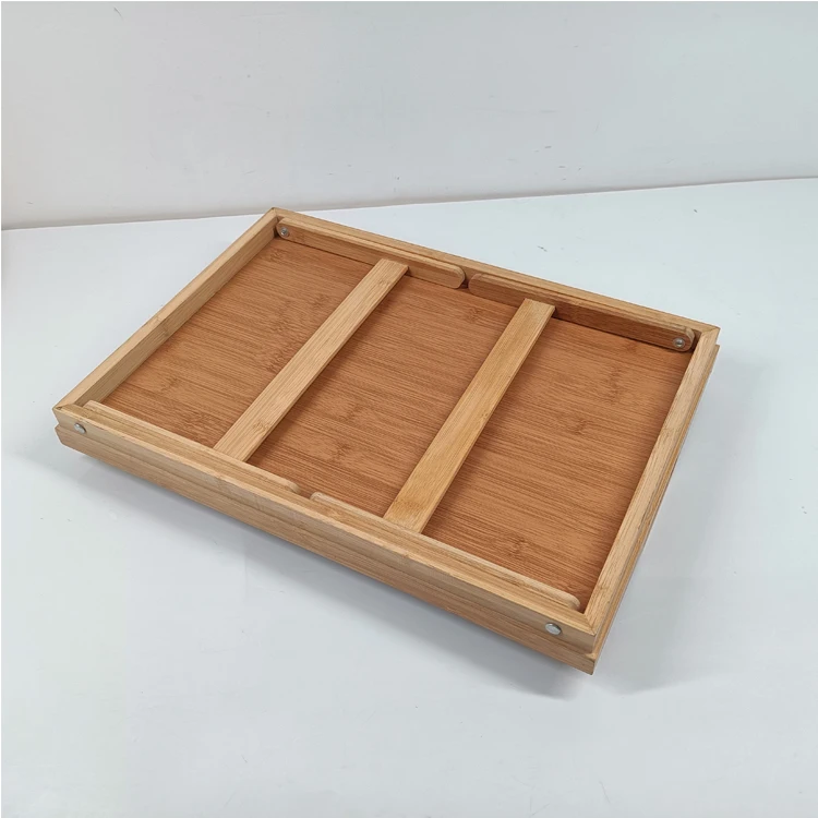 WDF Customizable bandeja de madera para desayuno bamboo foldable bed tray bandejas de madera decoracion wood serving tray details