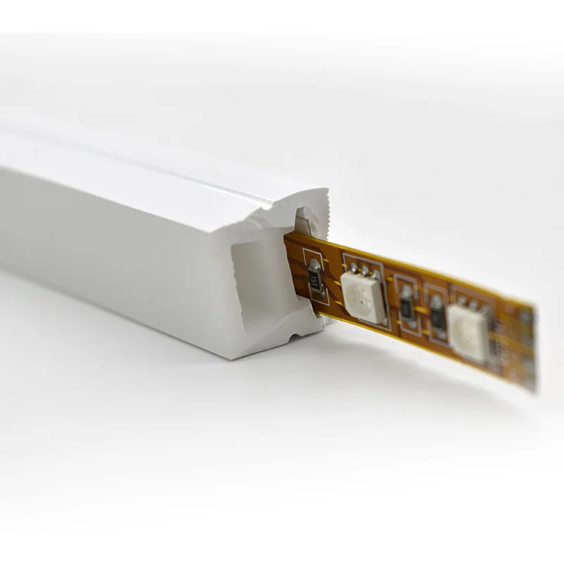 14*14mm Recessed Mounted Round Arc-shaped Led Silicone Linear Light ...