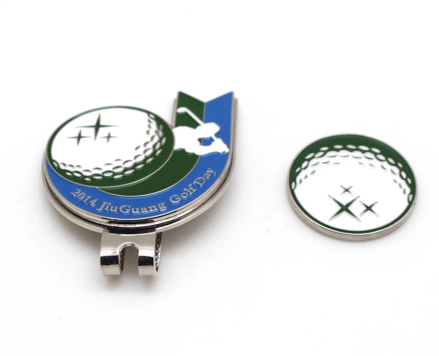 Custom Enamel Golf Ball Marker Customized Logo High Quality Embossed ...