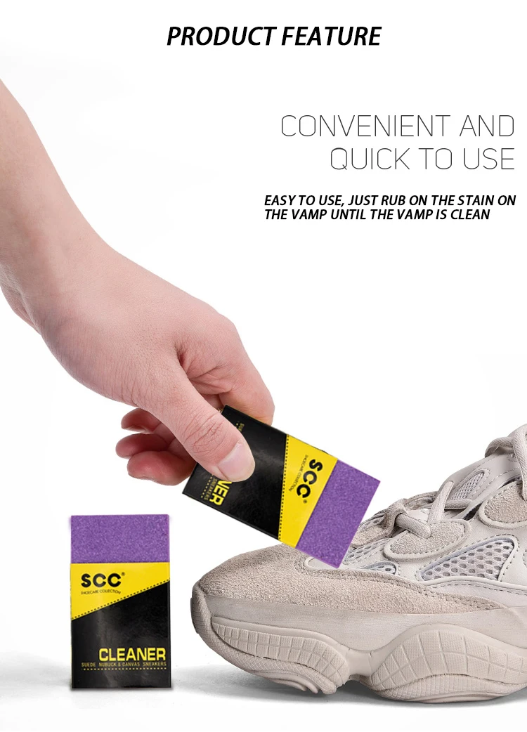 Factory Wholesale Portable Suede Eraser Sneaker Shoe Cleaning Eraser