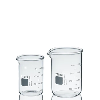 China Customized Laboratory Clear Borosilicate Graduated Glass Measuring Cup  Manufacturers, Factory - Wholesale Service - CNWTC