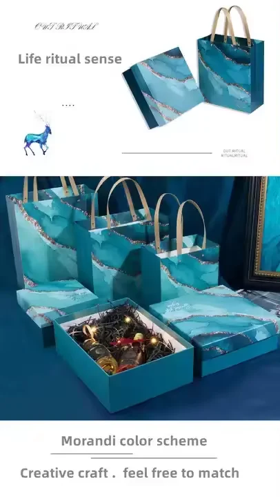 Factory Custom Flower Boxes for Bouquets Packing Boxes for Small Business Packaging for Products Gift Bag