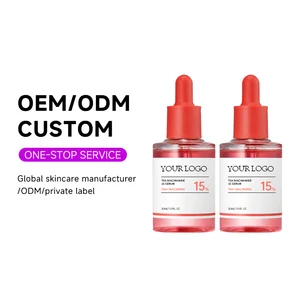 OEM ODM Moisturizing Whitening Brightening Serums Face Skin Care Niacinamide Silicone-Free Skin Vitality Essence Facial Serum