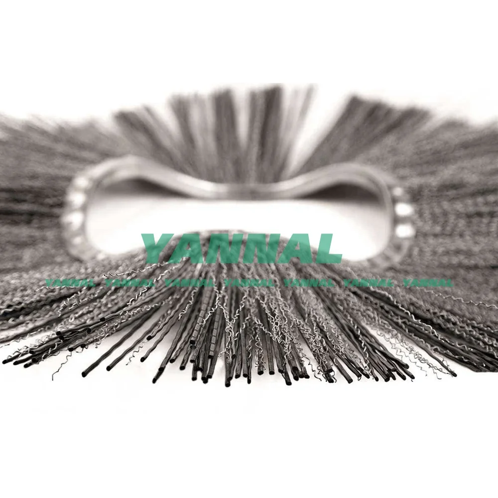 Steel Wire Sweeper Brush, 8 1/8 x 26, 7409254