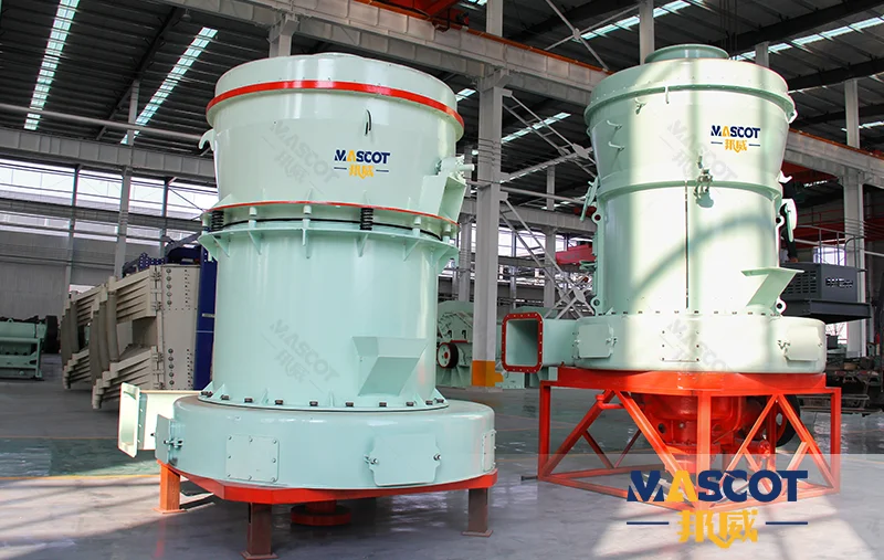 YGM high pressure grinding mill for limestone powder production with pulse dust removal system