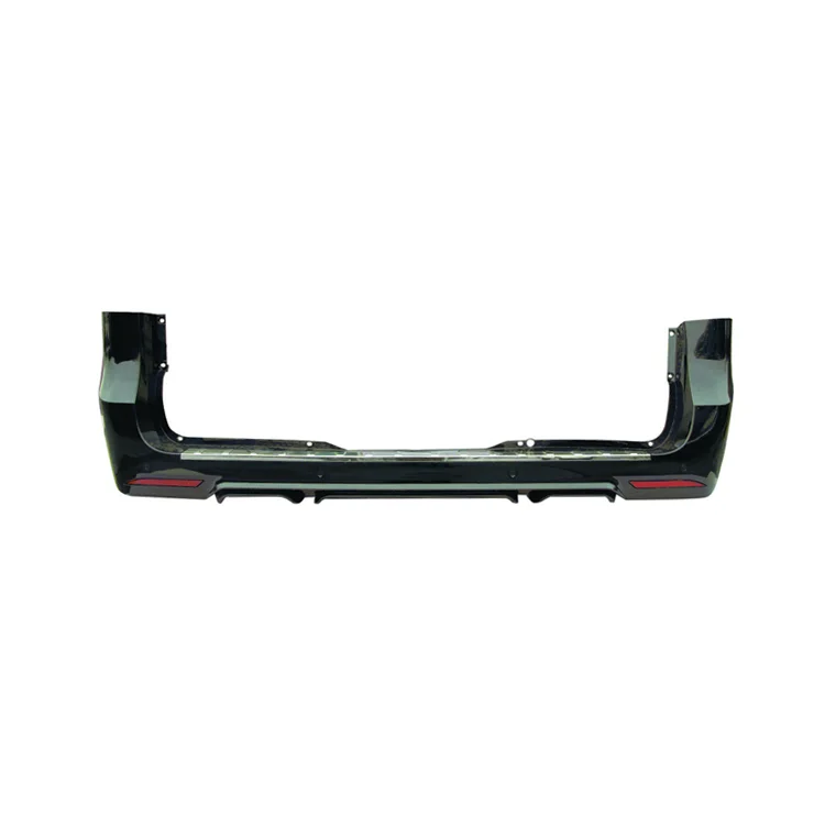 Fandishi Rear Bumper With Carbon Look Trim For Mercedes-benz V-class ...