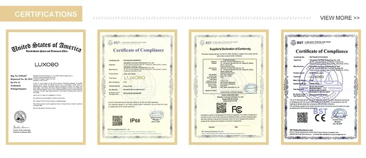 luxceo certificates