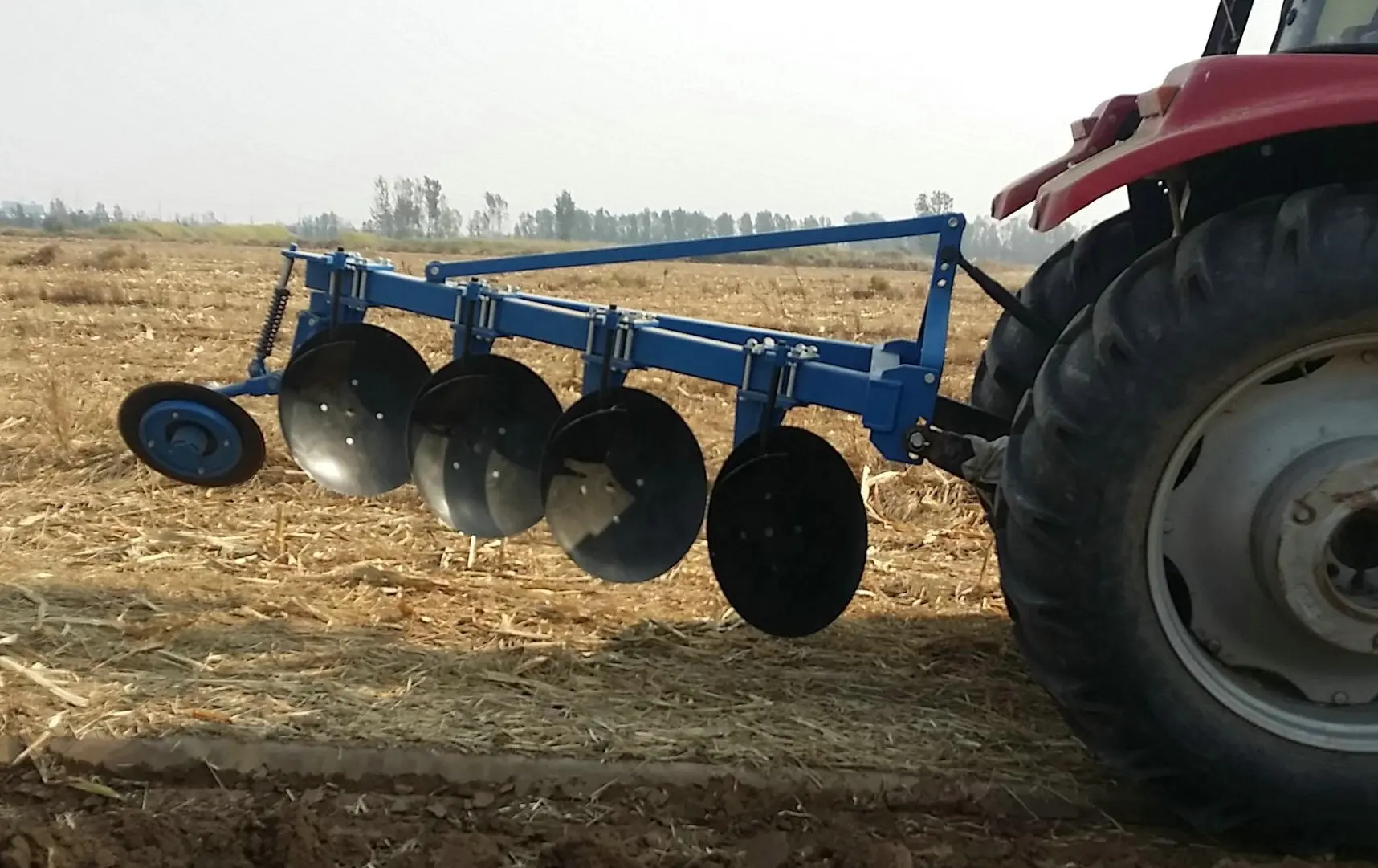 Implementos para tractor, arado de disco agrícola, arado de disco de 3 hojas de 26 pulgadas