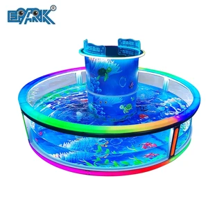 Indoor Playground Attractive Amusement Park Fishing Game Machine Fiberglass Fish Ponds for Kids