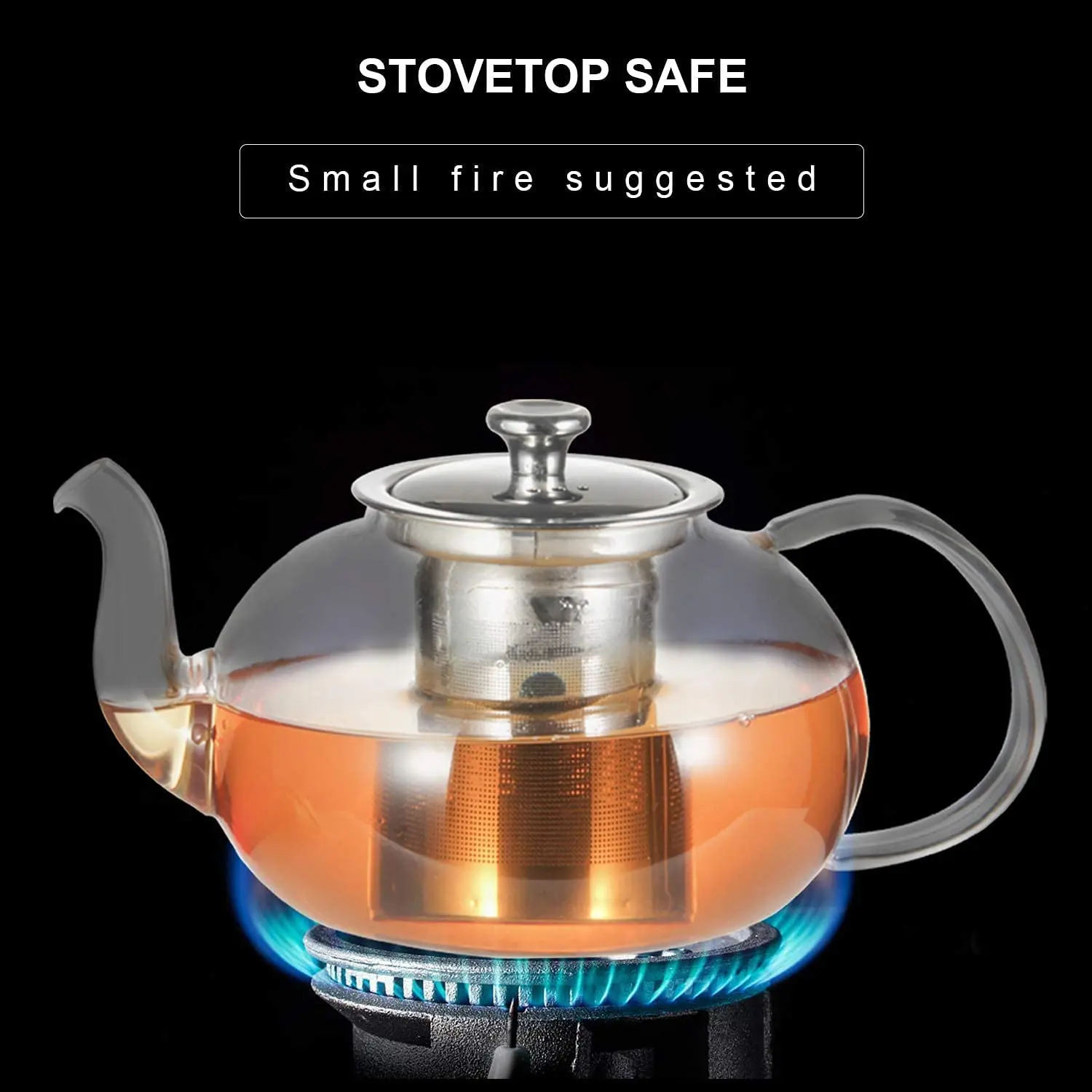 Online Top Selling Borosilicate Glass Tea Pot Tea Pot Set /teapot Glass
