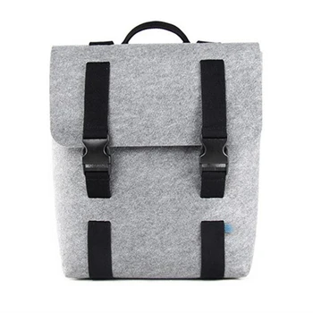 Custom Logo Wholesale Multifunctional School Bags Trendy Travel Felt Laptop Backpacks Bag For Men Women