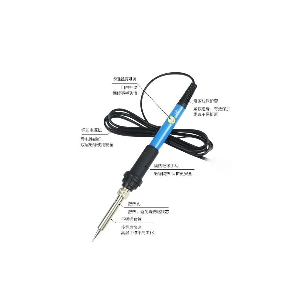 Soldering Iron 806 Inner Thermal Adjustable Temperature Electric Iron  936 Thermostatic Iron 60W