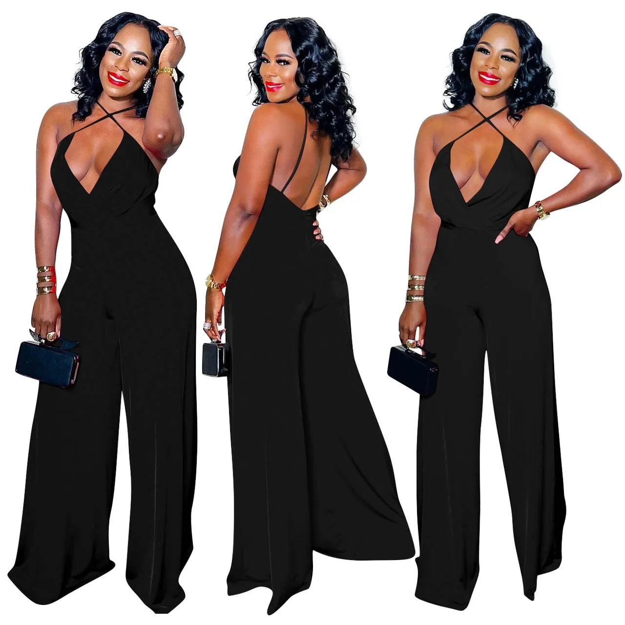 European Women's Clothing New Sexy Shoulder Jumpsuit Cross Border Women's  Clothing - Buy Party Dress,Casual Dress,Long Dress Product on 