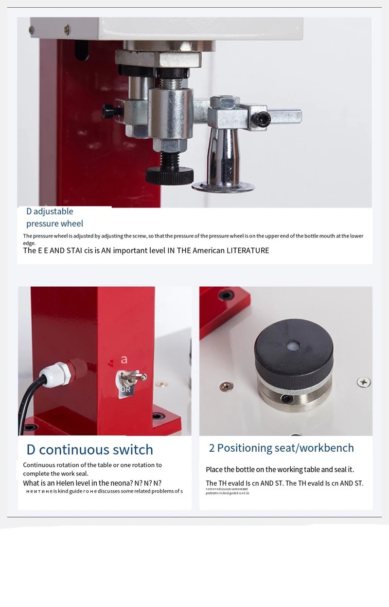 Machine de capsulage liquide orale de bouteille de parfum de pénicilline de serrure 4