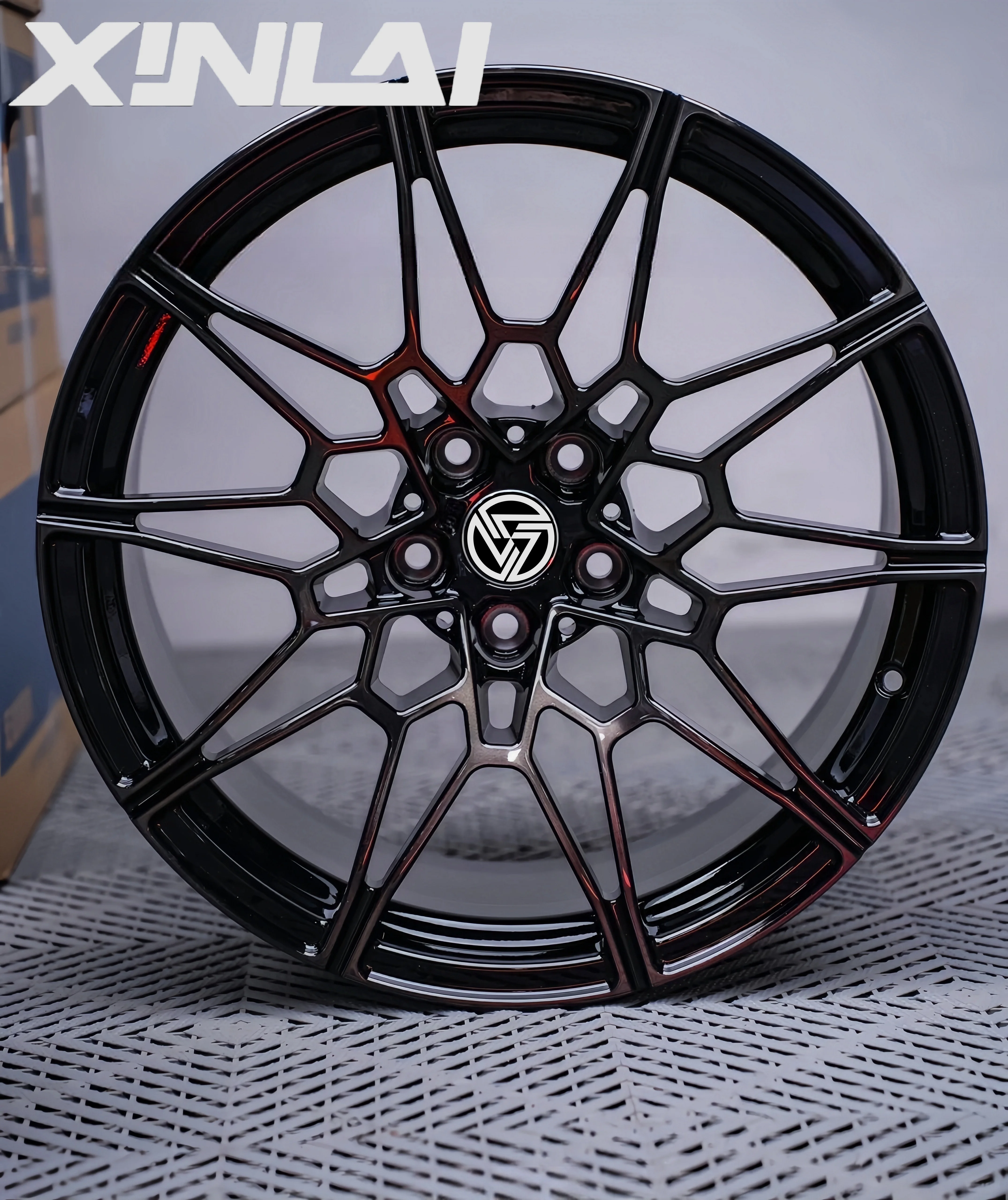 XINLAI 1-Piece Forged Wheel Deep Concave Design 40mm Lip Compatible 18-22inch for Benz Audi Audi Models 5x114.3 5x120 5x112 New - Image 4
