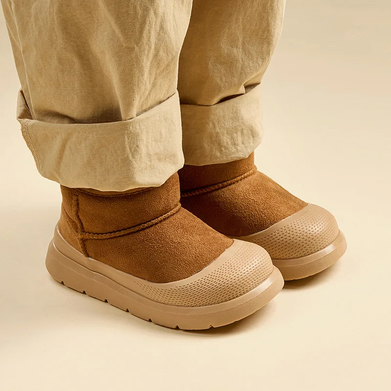 Baby Winter Boots — Fleece-Lined / Brown