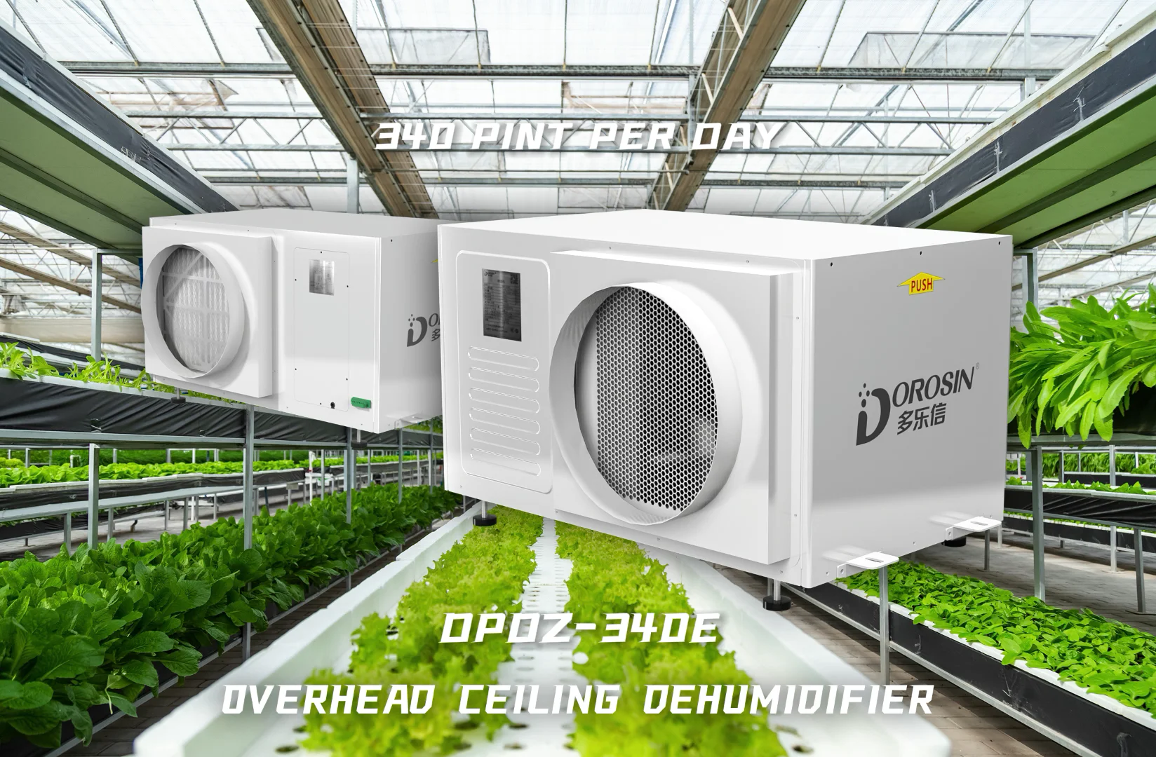 320pint Ceiling Overhead Dehumidifiers For Growing Greenhouse