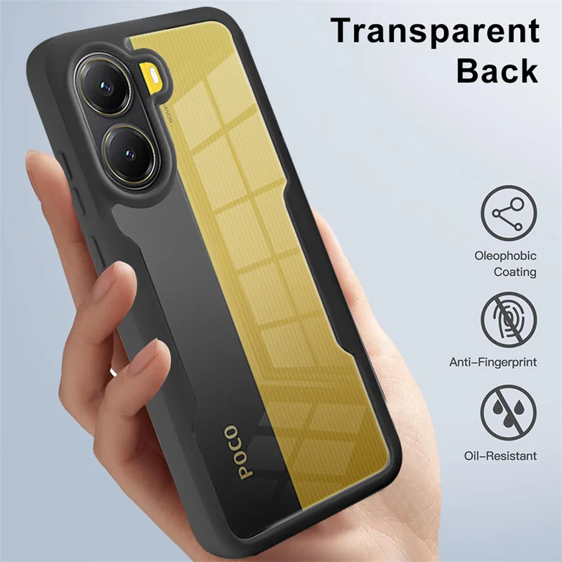 SEAHAI Cover per Xiaomi Poco X5 PRO 5G, Custodia Protettiva Ultra Sottile ed Elegante in Silicone TPU Trasparente, Bello Modelli Colorful Cover Antiurto Case - Ballare al Ritmo