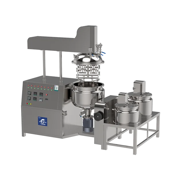 Оборудование для смешивания лосьона тела Вакуумный гомогенизатор эмульгатор миксер 50-100 литров лабораторный машина производства