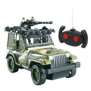 Newest High Speed Kids Electric Military Rc off Road Truck with Light