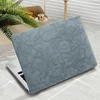 Hoja de Bambú Azul Celeste - Floral en Relieve