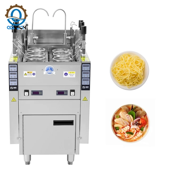 Wholesale Big Power Commercial Gas Electric Korean Stainless Steel  Automatic Noodle Cooker for Restaurant and Home Use New