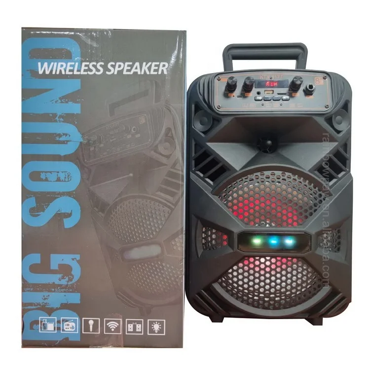 KTS Speaker KTX-1177 - Wireless Portable 8 Inch Speaker